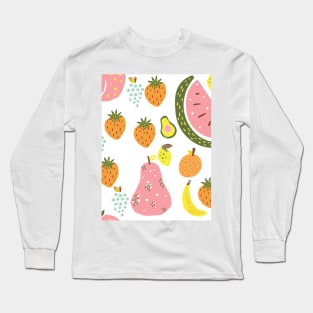 Fruit Pattern Long Sleeve T-Shirt